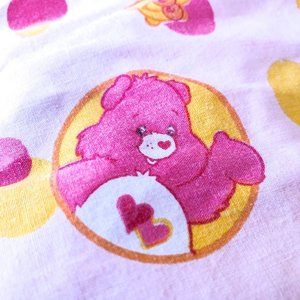 Vintage Care Bears Baby Crib Mattress Cover